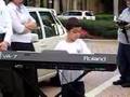 Ethan Bortnick playing piano