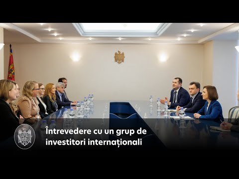 Șefa statului a discutat despre oportunitățile de afaceri din Moldova cu un grup de investitori internaționali