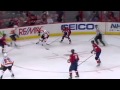 NHL Referee Stephen Walkom Checks Flyers Kimmo Timonen