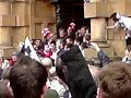Hereford United Open Bus Tour parade - town hall steps 5