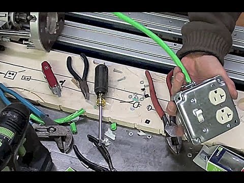 how to attach extension cord to wall