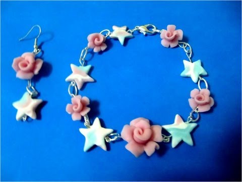 porcelana fria - En este vídeo verán como hacer una linda pulsera de estrellas y rosas de porcelana fría; es así como Taller Manual Perú les invita a participar de las clases...