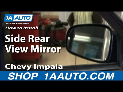 How To Install Replace Side Rear View Mirror Chevy Impala 00-05 1AAuto.com