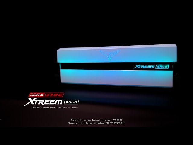 RAM DDR4 32GB (2x16) 3600MHz Team Group T-Force XTREEM ARGB White