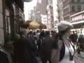 Spiderman 3 shooting; producer Laura Ziskin covered me up
