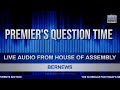 Premier’s Question Time In Parliament, June 12 2026