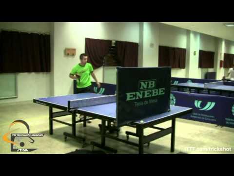 josep - Entry: No target is impossible in table tennis!!! Using a half backspin half corkscrewspin pendulum service to hit a hyde ball! Think you can do better? Subm...