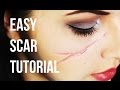 How To Draw Scars On Face With Makeup