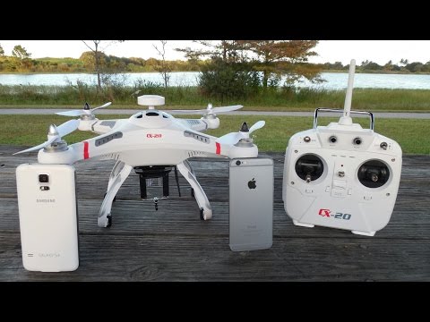 Cheerson CX-20 Quadcopter - iPhone 6 & Samsung Galaxy S5 Onboard - Unboxing & Test!