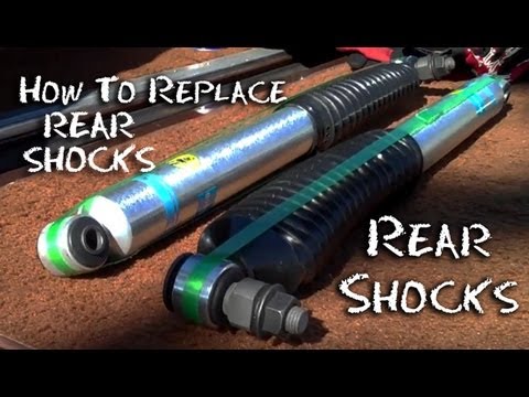 how to fit rear shock absorbers