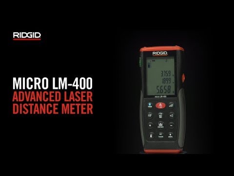 RIDGID micro LM-400 Advanced Laser Distance Meter