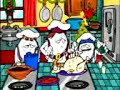 Cena de navidad con los poetas huevos