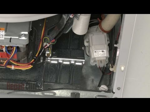 how to drain top load washer