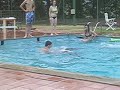 Tentato suicidio Dero in piscina