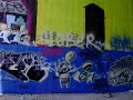 Graffiti yard beneath the 2 freeway