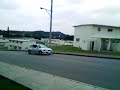 R-drift..hahaha in front of our houses