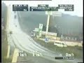 Coach crashes in to petrol station