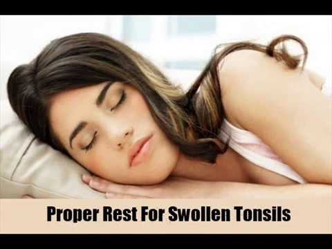 how to relieve swollen tonsils