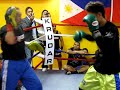 Watch WBO junior bantamweight champion Marvin Sonsona working out with respected trainer Nonito Donaire Sr. in Ontario, Canada ahead of his Nov. 21 title defense as filmed by Ivan 'Cousin of Fernando' Montiel.