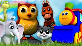 Bob Il Treno Suoni Animali Canzone Filastrocche Animal Sounds Song Mini Cartoon Tv