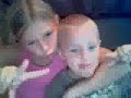thomas and sierra doing funny faces