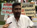 NUBE pickets against Maybank during Najib's visit