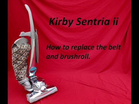 how to put belt on kirby sentria