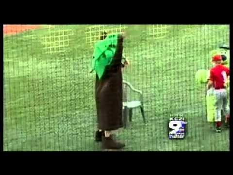 Ball Boy Kicks Mascot In The Junk