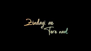Zindagi Tere Naal ( by Khan Saab)  Whatsapp Status