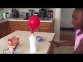 Homeschool Science Fun - Balloon Experiment