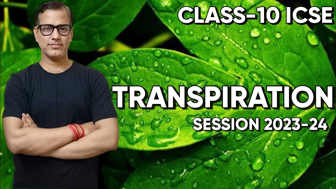 Transpiration One Shot | Transpiration ICSE Class 10 | @sirtarunrupani