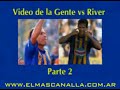 LOS GUERREROS ALENTANDO SIN PARAR VS RIVER PARTE 2