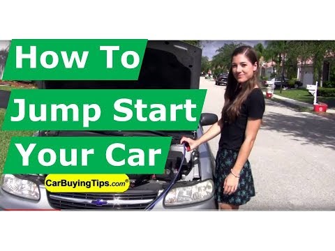 how to jumpstart a battery with jumper cables