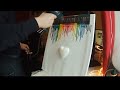 Crayon melting over a heart...