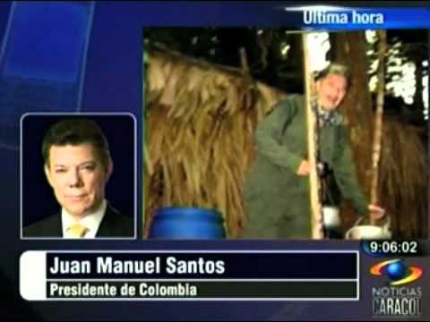 Juan Manuel Santos sobre muerte de "Mono Jojoy": “Esta es mi bienvenida a las FARC”