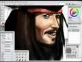 Jack Sparrow painting