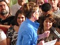 Palin addressing a heckler directly Palin addressing a heckler directly