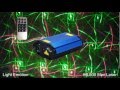 Grating or Split Beam Red Green Laser