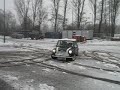 Mini carpark fun in snow 1