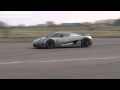 Koenigsegg Agera launching 0-300+ km/h (200+ mph)