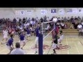 san marcos rallies from first-set loss and beats rival santa barbara in four sets.
