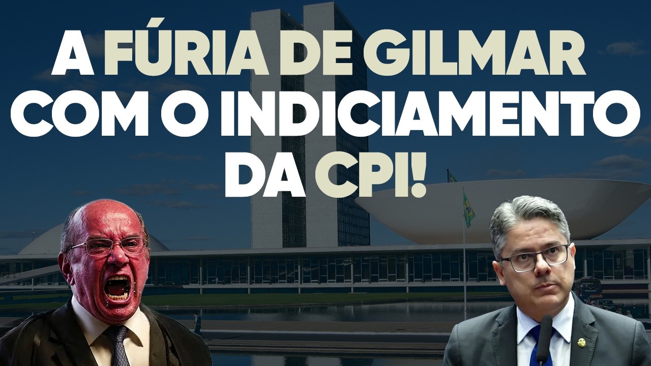 🚨 Gilmar se DESCONTROLA e ATACA relator da CPI que pediu seu indiciamento!
