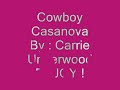 Cowboy Casanova-Carrie Underwood [lyrics on screen].
