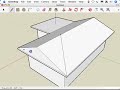 SketchUp: Making hip roofs