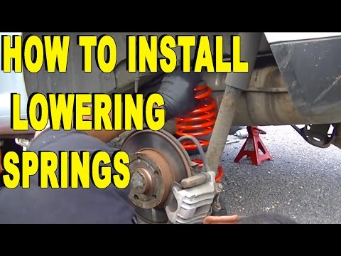 How to Install Lowering Springs DIY
