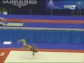 Accidente de la gimnasta del suelo Jessica Gil Ortiz 18/10