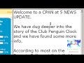 CPAN breaking news-Town Clock