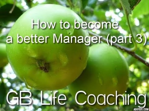 How to become a better Manager (part 3) - DELEGATION: We look here at the importance of delegation in management. I explain how to shift the viscious circle of not enough delegation, more time spent at work, more stress, no Team growth, poor motivati