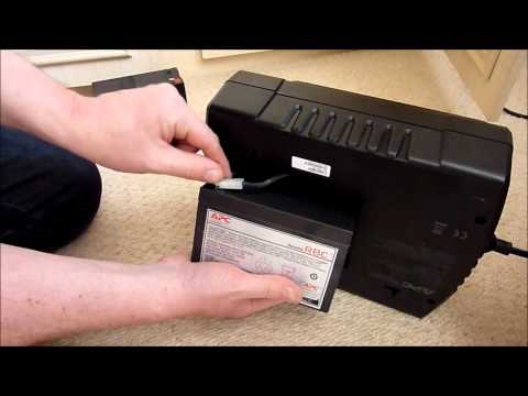 how to replace apc es 350 battery