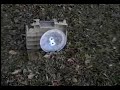 .17 HMR impacting a round piece of ice .17 HMR impacting a round piece of ice